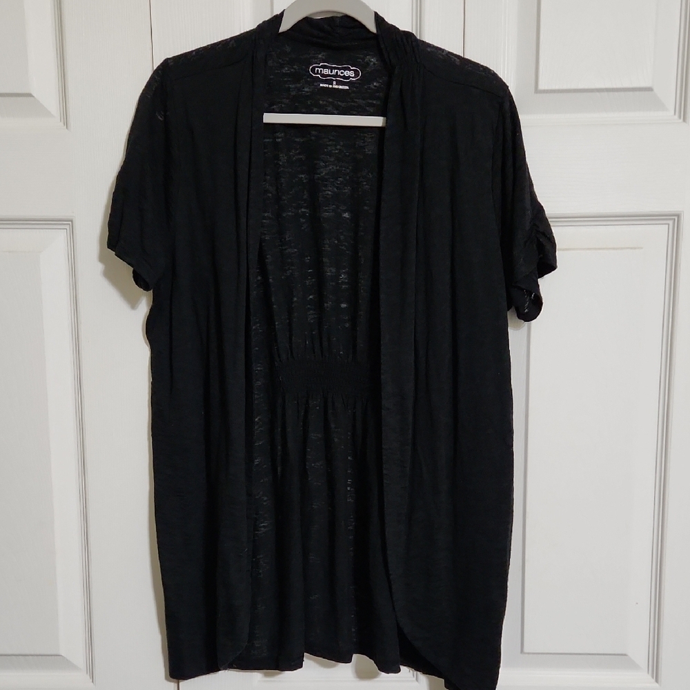 Maurices Black and Gray Knit Sweater